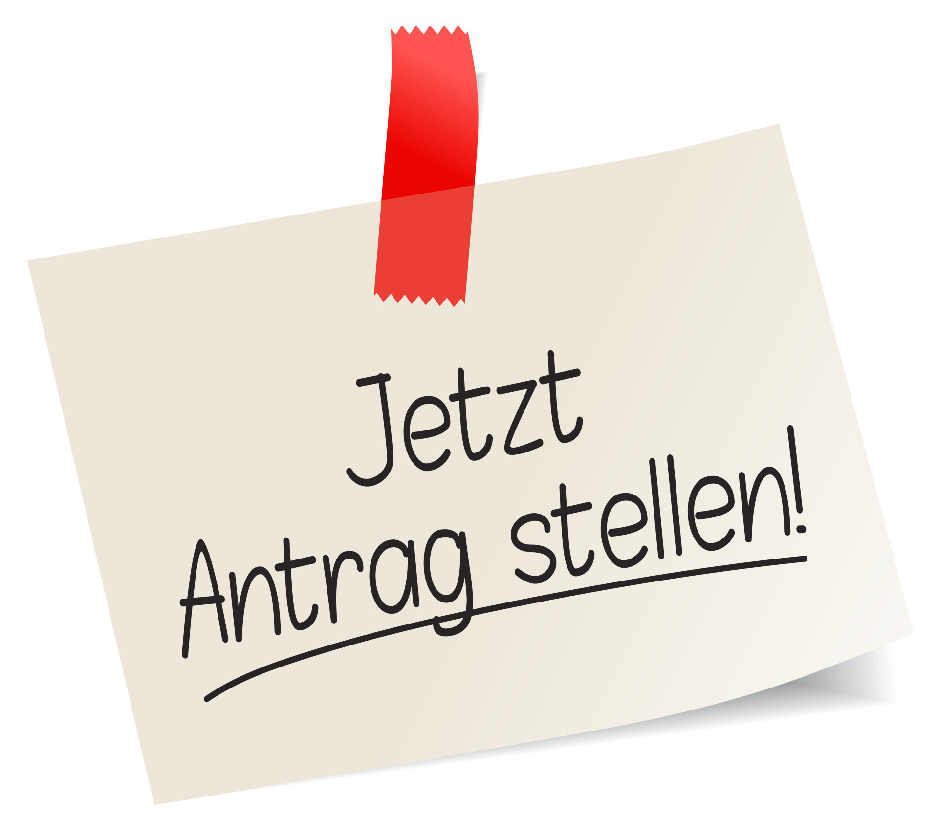 Jetzt Antrag stellen!