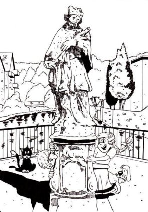 Gemünd: Statue des Nepomuk Gemünd: Statue des Nepomuk