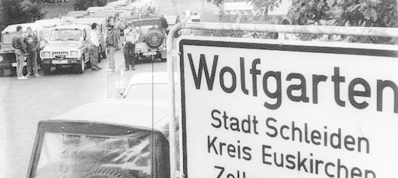 Zeitreise in das Jahr 1983: Damals fand das neunte Treffen des Suzuki-Clubs, dem damals größten Geländewagenclub Westdeutschlands, in Wolfgarten statt. Archivbild: Stadtarchiv Schleiden Zeitreise in das Jahr 1983: Damals fand das neunte Treffen des Suzuki-Clubs, dem damals größten Geländewagenclub Westdeutschlands, in Wolfgarten statt. Archivbild: Stadtarchiv Schleiden