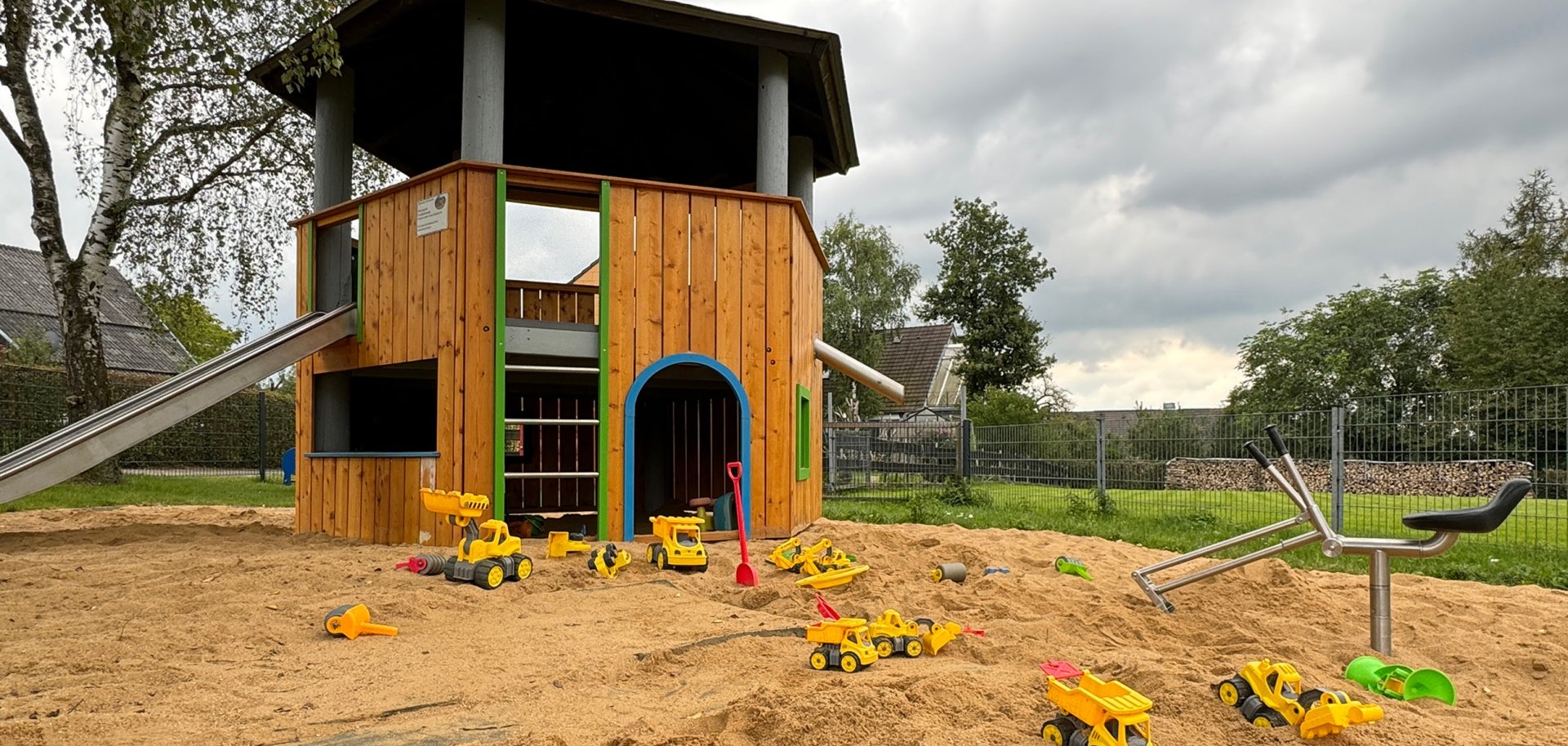 Der Scheurener Spielplatz wurde durch den Kapellenverein attraktiver gestaltet.