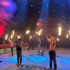 Vorhang auf und Manege frei! Schülerinnen und Schüler der Grundschule Schleiden probten eine Woche lang für eine große Zirkusshow.