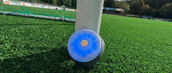Die BlazePods geben je nach Trainingsart unterschiedliche Lichtsignale.