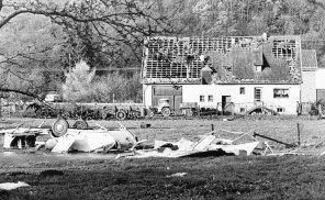 Orkanböen hinterließen schon 1984 eine Schneise der Verwüstung in Nierfeld.
