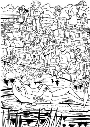 Schleiden und Gemünd: Sitzstufen Schleiden und Gemünd: Sitzstufen