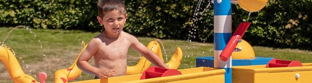 Marcel Wolters vierjähriger Sohn Paul testete den neuen Kleinkinderbereich ausgiebig.