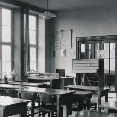 Bronsfeld Volksschule, Innenaufnahme 1952
