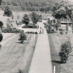 Der neu angelegte Kurpark Gemünd 1978. (Foto: Heinz Naumenn/SA Schleiden, Bildsammlung)