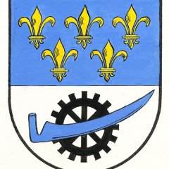 Das Wappen des Amtes Harperscheid wurde 1965 von Josef Decku entworfen. (Wappen: SA Schleiden)