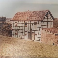 Haus Moitzheim in Wintzen, Ende der 1950er Jahre. 