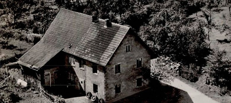 Legendäre „Wietschaff“: Das Gasthaus Henz Ende der 1950er Jahre.