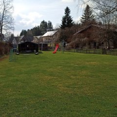 Ortsansicht mit Spielplatz in Wintzen, 2021.