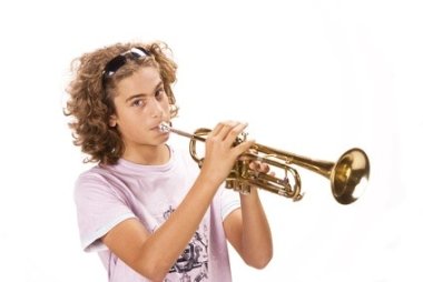 Foto eines Trompetenspielers