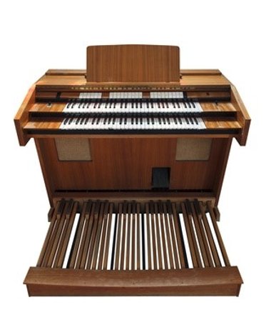 Foto einer E-Orgel Foto einer E-Orgel
