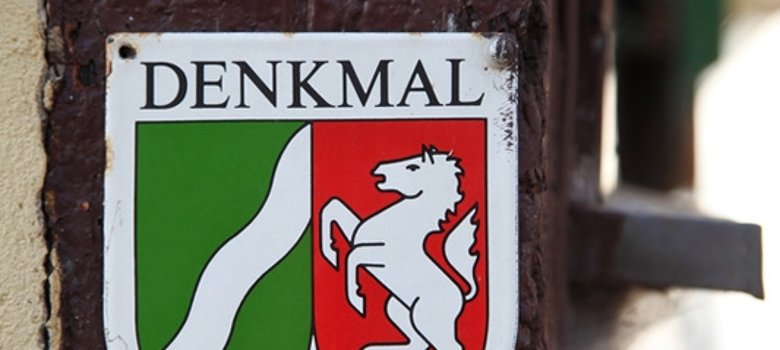 Schild Denkmalschutz NRW