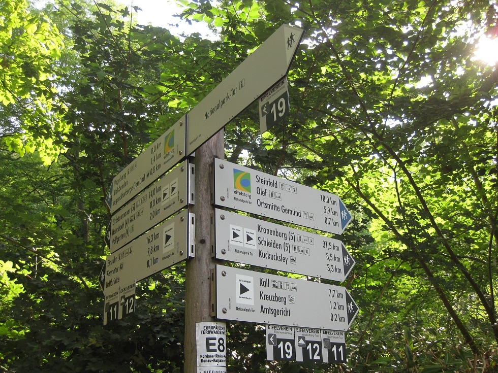 Wanderleitsystem Schleiden Navigation im Gelände