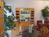Nationalpark-Infopunkt im Eiscafé Serafin in Schleiden Nationalpark-Infopunkt im Eiscafé Serafin in Schleiden
