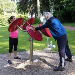 Fitnesskurs im Fitnessgarten Gemünd