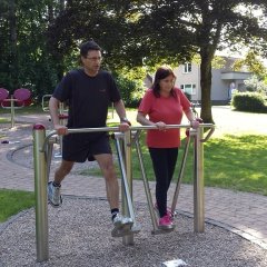 Fitnesskurs im Fitnessgarten Gemünd