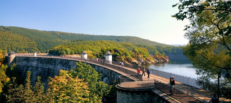 Urftstaumauer im Nationalpark Eifel Urftstaumauer im Nationalpark Eifel