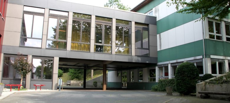 Eingangsbereich der Städtischen Realschule