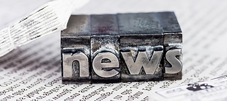 News in Bleibuchstaben News in Bleibuchstaben