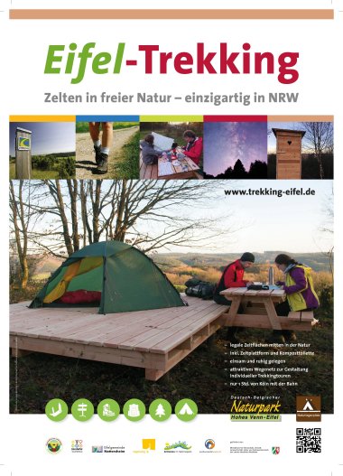 Plakat Trekking Eifel Plakat Trekking Eifel