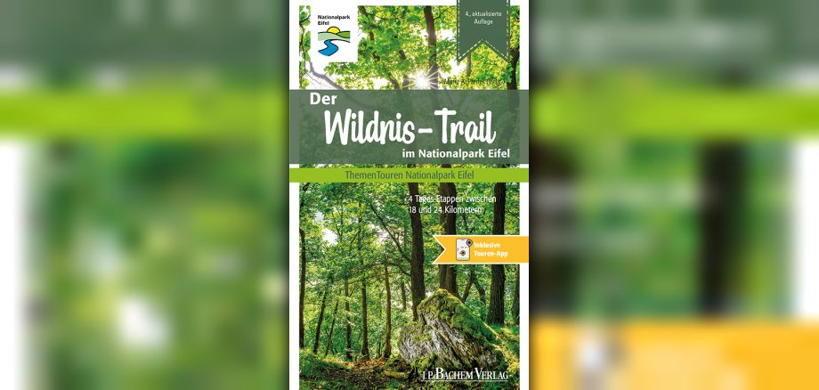 Bereits in vierter Auflage erscheint der Wanderführer „Der Wildnis-Trail im Nationalpark Eifel“ im Verlag Bachem. 