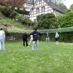Auch draußen wird gespielt.