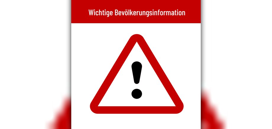 Wichtige Bevölkerungsinformation