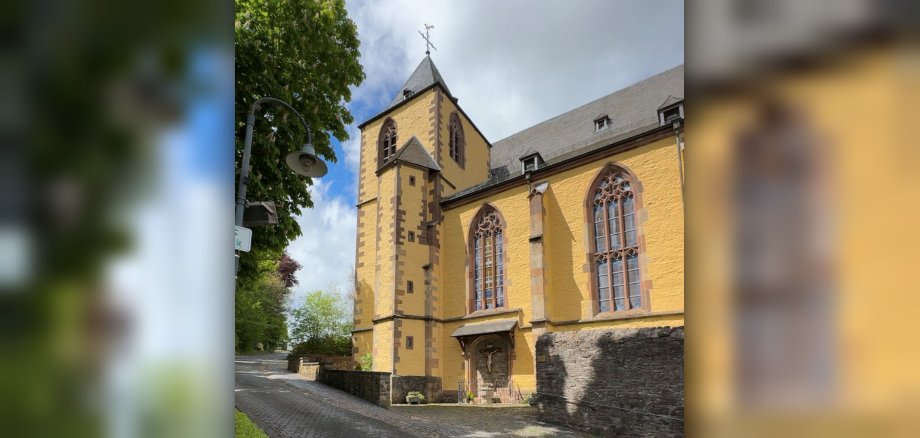Die Schlosskirche Schleiden beherbergt eine Kolonie von Fledermäusen, die letzte Kolonie dieser Art im Kreis Euskirchen. Schlosskirche Schleiden