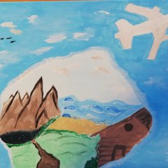 Kreative Umsetzung der Lebenslandschaften.