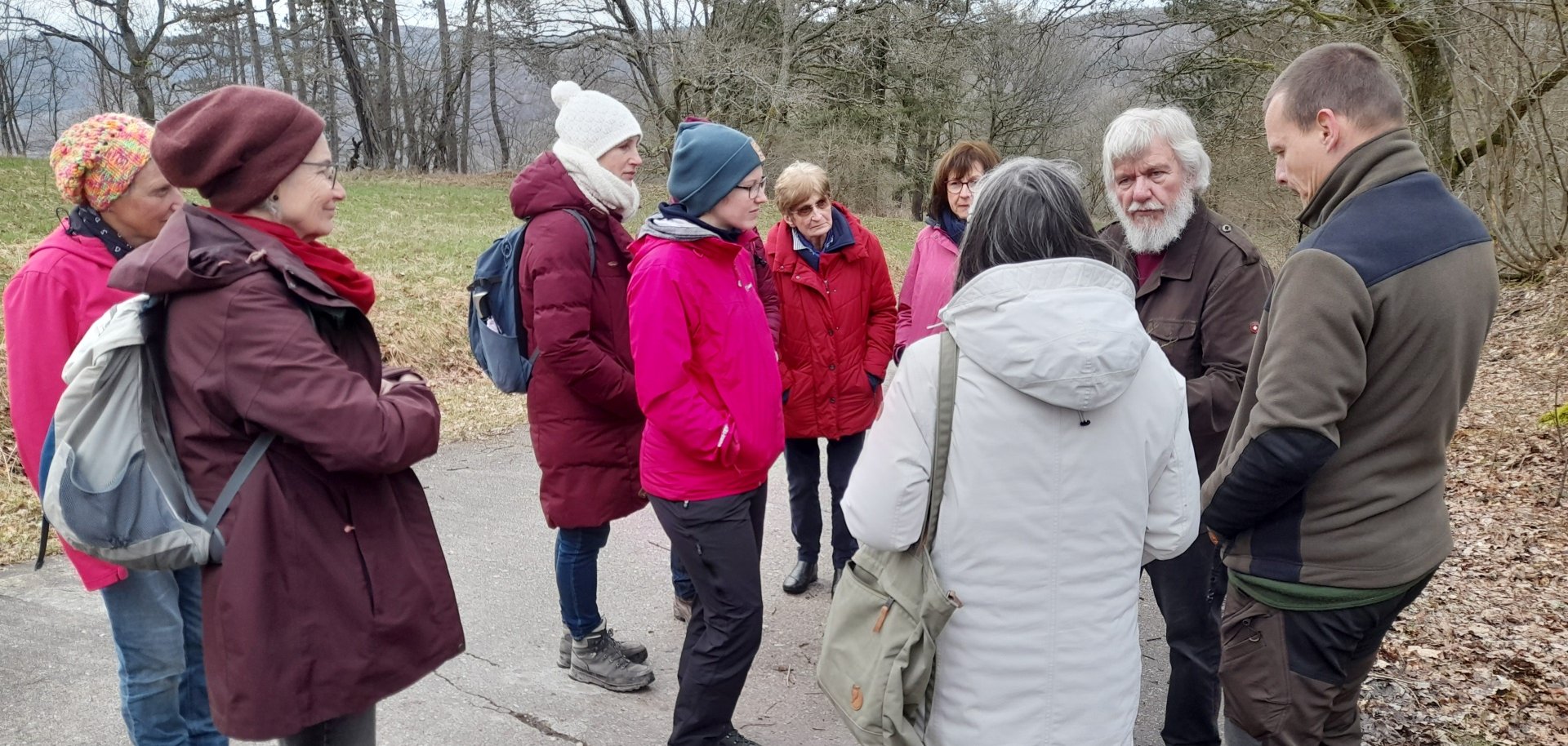 Winterexkursion mit dem Botaniker Dr. Karl-Heinz Linne von Berg.