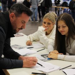 Impressionen der Ausbildungs- und Praktikumsbörse.