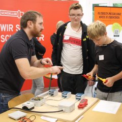 Impressionen der Ausbildungs- und Praktikumsbörse.