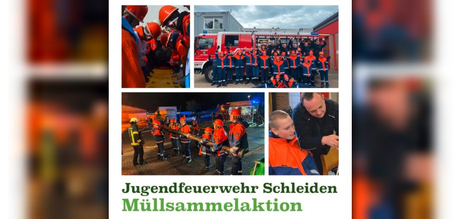Müllsammelaktion der Jugendfeuerwehr Schleiden. Müllsammelaktion der Jugendfeuerwehr Schleiden.