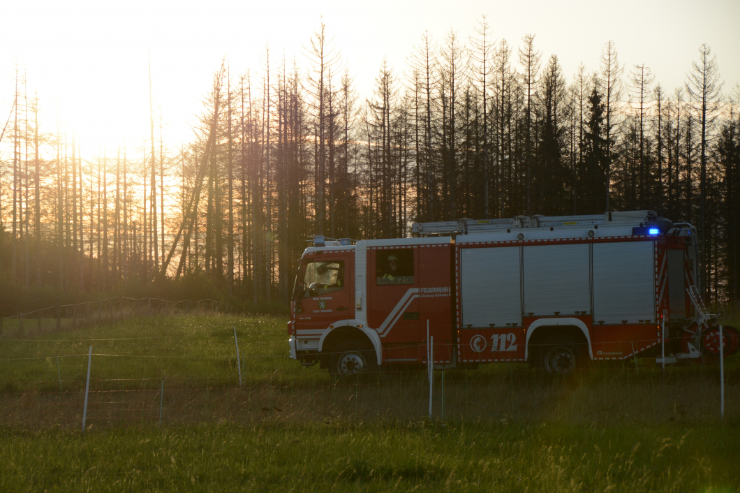 Die Feuerwehr Schleiden führte am 18. August eine Stadtübung zur Bekämpfung von Wald- und Vegetationsbränden am Ortsrand von Wolfgarten durch.