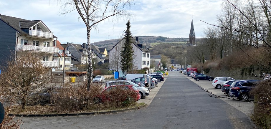 Auch die Entwicklung des Eifel-Ardennen-Platzes in Gemünd soll in das Integrierte städtebauliche Entwicklungskonzepts (ISEK) aufgenommen werden. (© Stadt Schleiden / Kerstin Wielspütz)