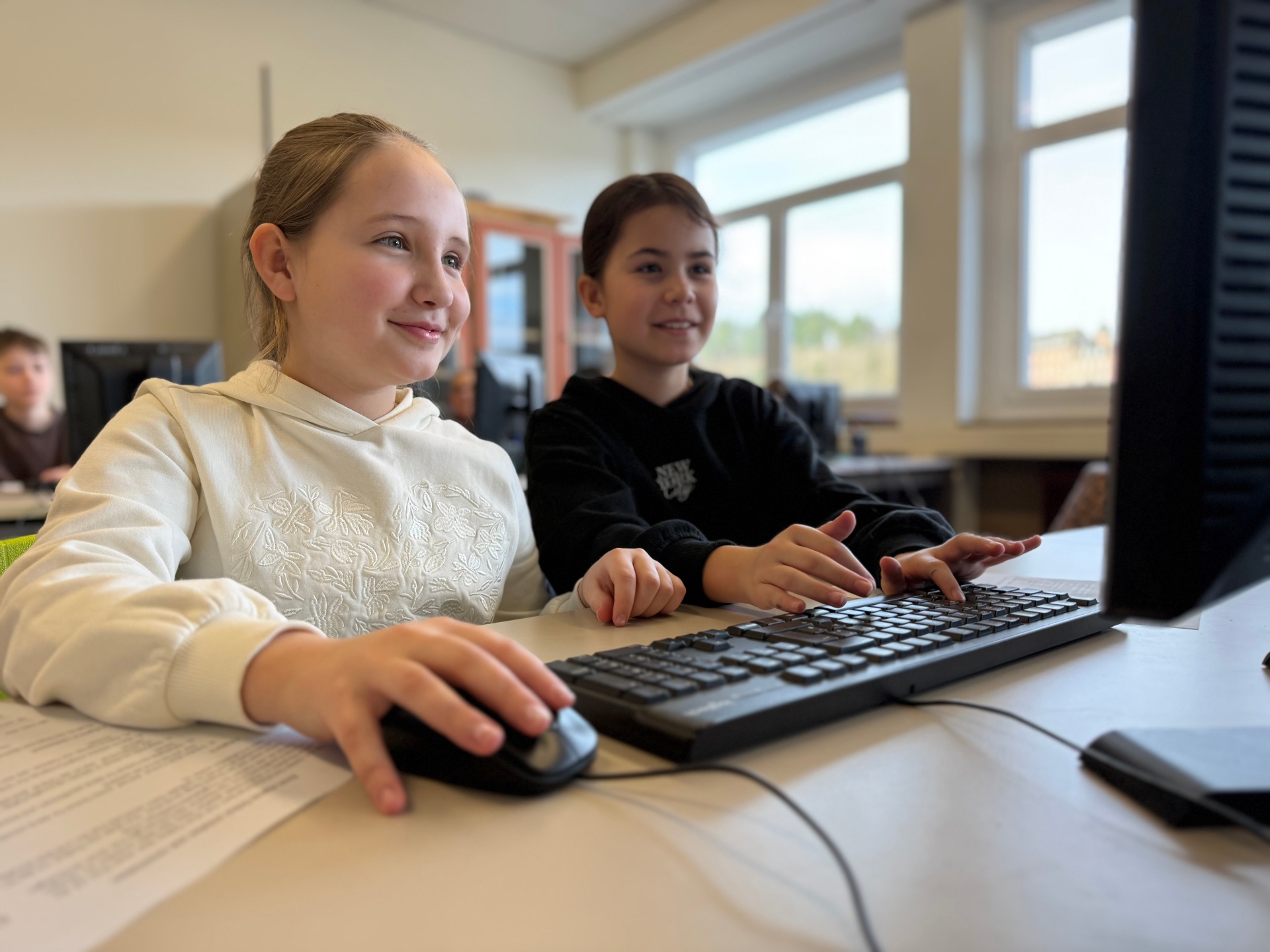 Informatikunterricht in der Klasse 5.