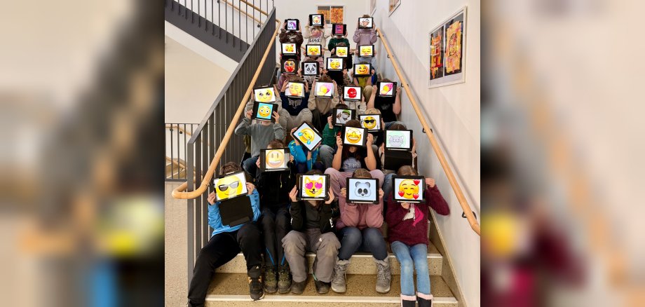 Gruppenfoto der Jahrgangsstufe 5.