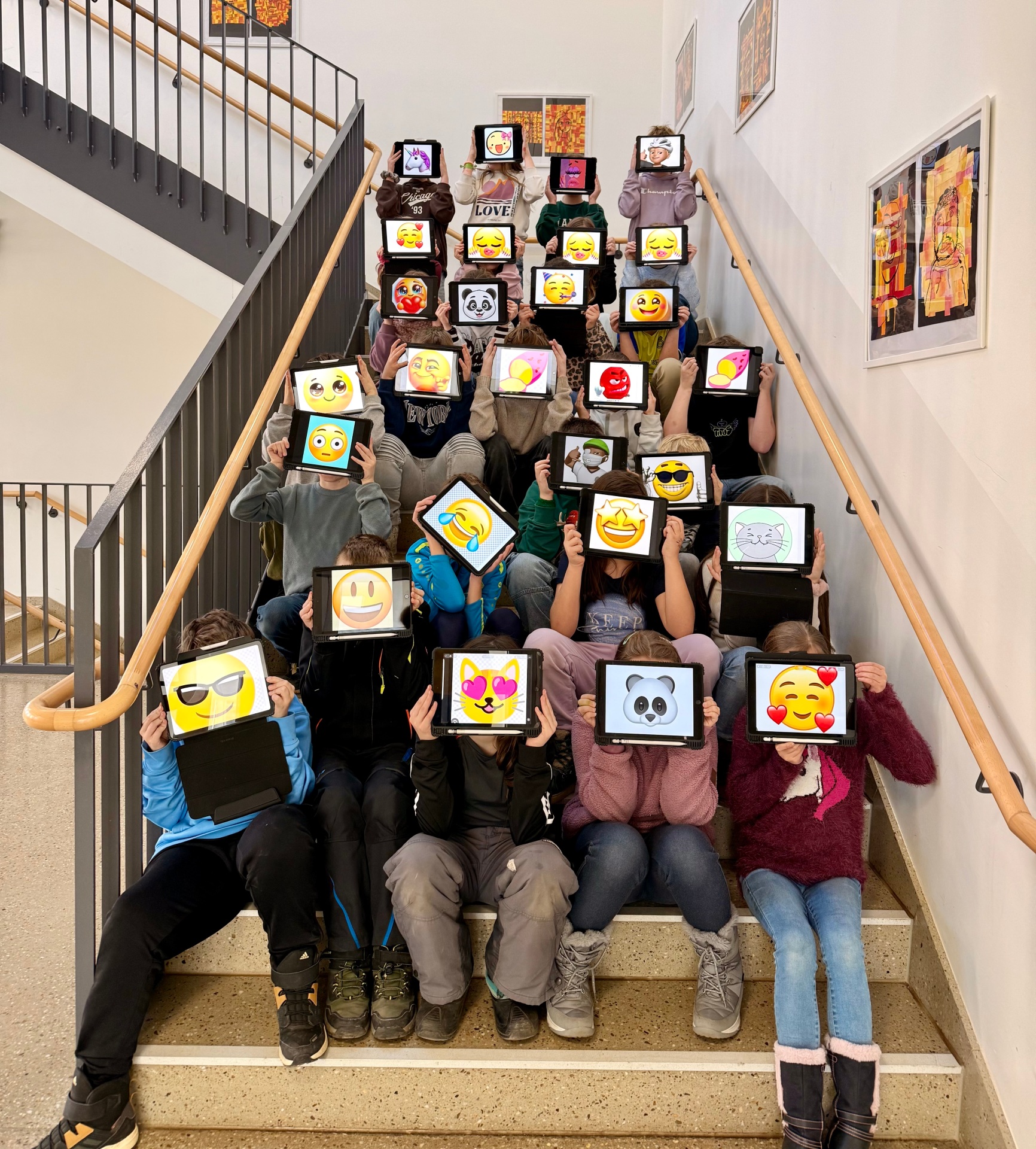 Gruppenfoto der Jahrgangsstufe 5.