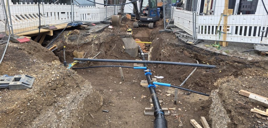 Im Bereich der Brücke Am Markt und der Sleidanusstraße finden derzeit Arbeiten an den Versorgungsleitungen statt. (© Stadt Schleiden / Waldemar Brost) Im Bereich der Brücke Am Markt und der Sleidanusstraße finden derzeit Arbeiten an den Versorgungsleitungen statt. (© Stadt Schleiden / Waldemar Brost)