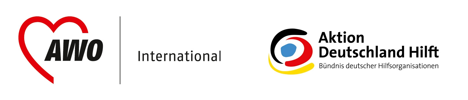 Logos AWO und Deutschland hilft