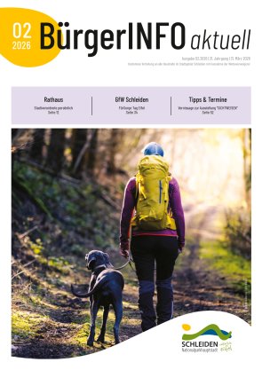Titelseite der aktuellen Ausgabe. Aktuelle Titelseite der BürgerINFO aktuell