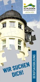 Titelseite Flyer - Ausbildungsberufe bei der Stadt Schleiden