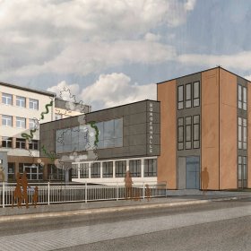 Planungsansicht Städtisches-Johannes-Sturmius-Gymnasium Schleiden - Blumenthaler Straße Planungsansicht Städtisches-Johannes-Sturmius-Gymnasium Schleiden - Blumenthaler Straße