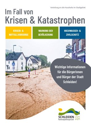 Titelseite der Broschüre "Im Fall von Krisen und Katastrophen" Titelseite der Broschüre "Im Fall von Krisen und Katastrophen"