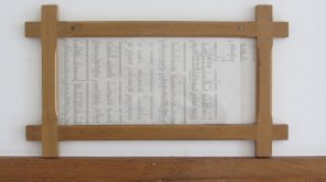 Kath. Kirche Gemünd, Gedenktafel. Kath. Kirche Gemünd, Gedenktafel.