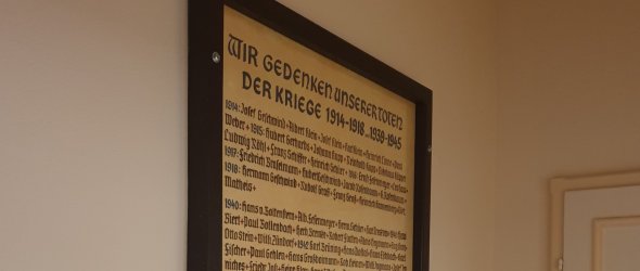Schleiden, Gedenktafel