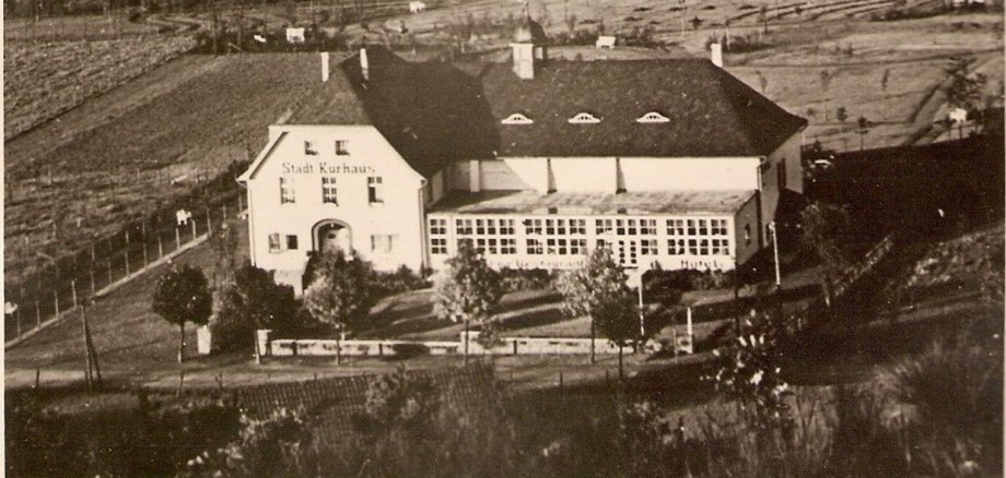 Erstes Dienstgebäude in der Urftseestraße, ehemaliges Kurhaus (1920 – 1927)