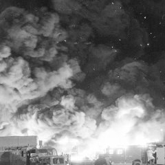 1980: Brand der PapStar Traglufthallen in Olef